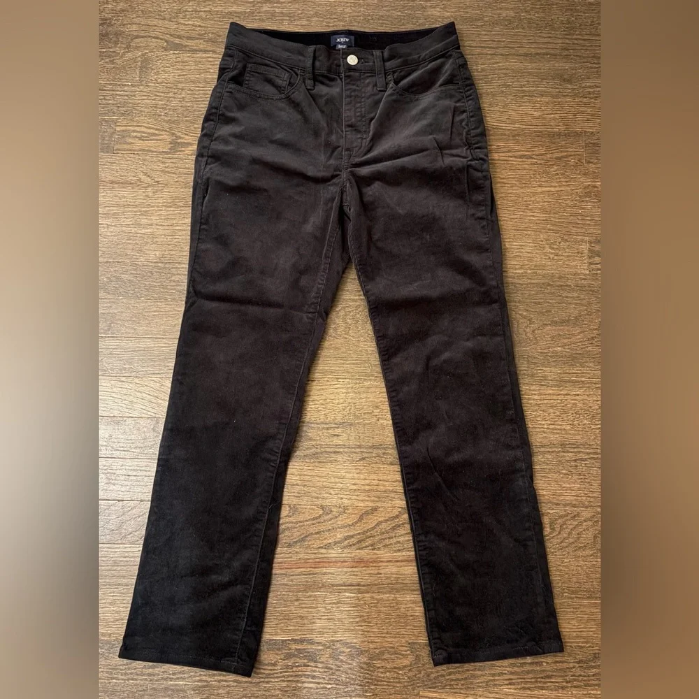 J. Crew Women's Black Corduroy Pants - Picture 1 of 8
